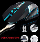 Ninja Dragon Stealth 7 Wireless Silent LED Gaming Mouse-Everyone's Marketplace