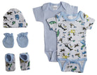 Newborn Baby Boys 5 Pc Layette Baby Shower Gift-Everyone's Marketplace