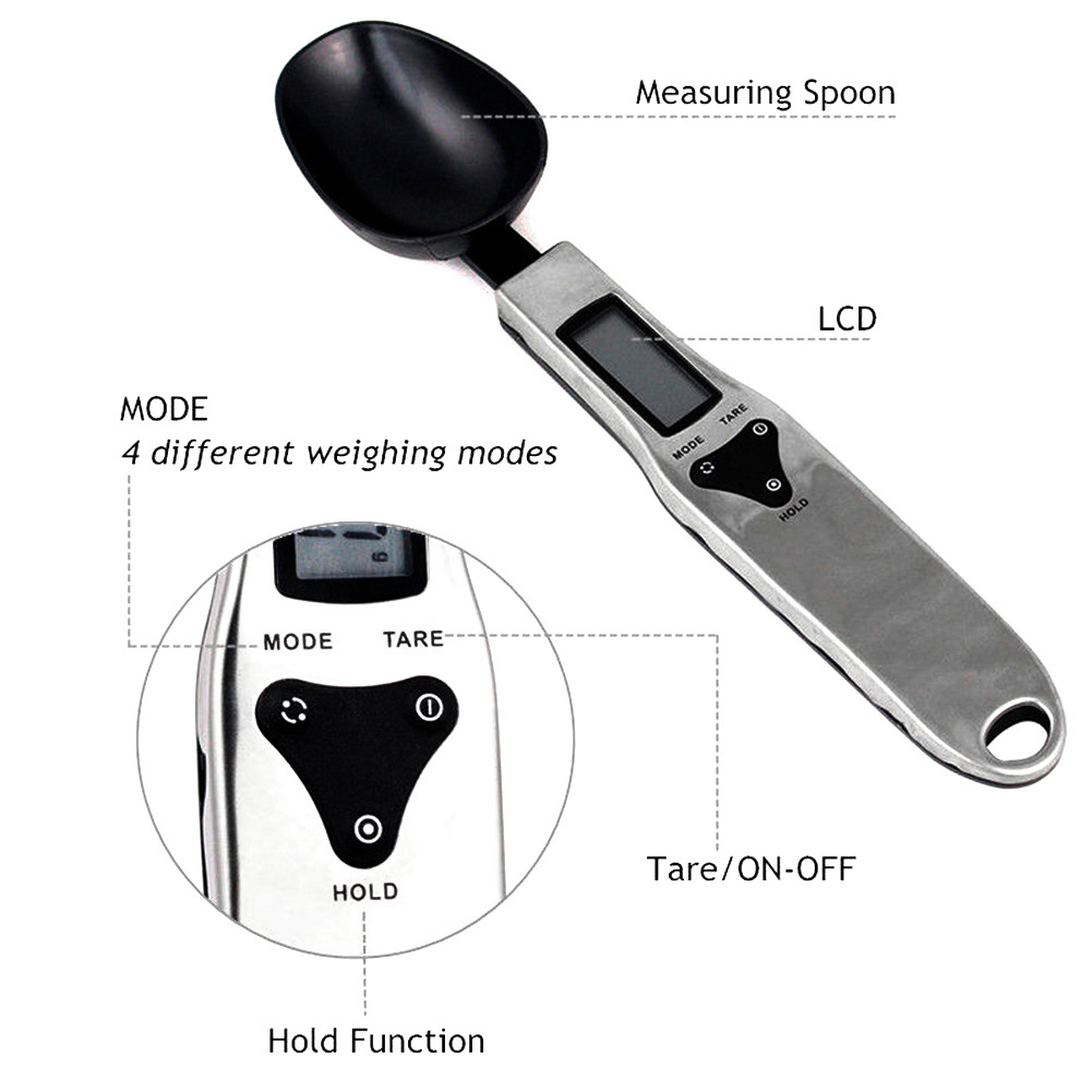 Kitchen Electronic Measuring Spoon Food Scale Digital Spoon Scale-Everyone's Marketplace