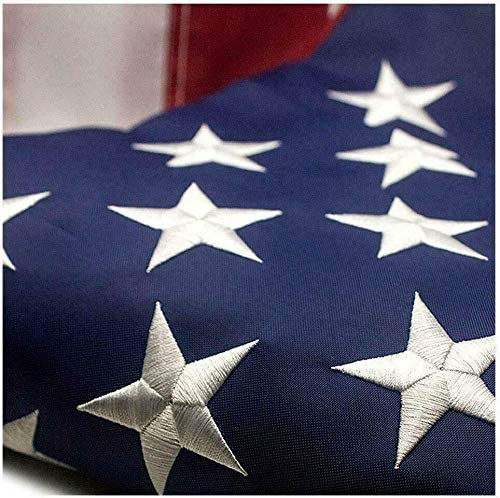 American Flag Outdoor Heavy Duty Embroidered Stars USA Flag-Everyone's Marketplace