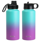 DRINCO® 32oz Stainless Steel Water Bottle - Ombre Fuchsia Teal-Everyone's Marketplace