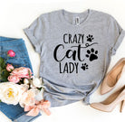 Crazy Cat Lady T-shirt-Everyone's Marketplace