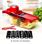 Stainless Steel 6 Blades Vegetable Slicer-Everyone's Marketplace