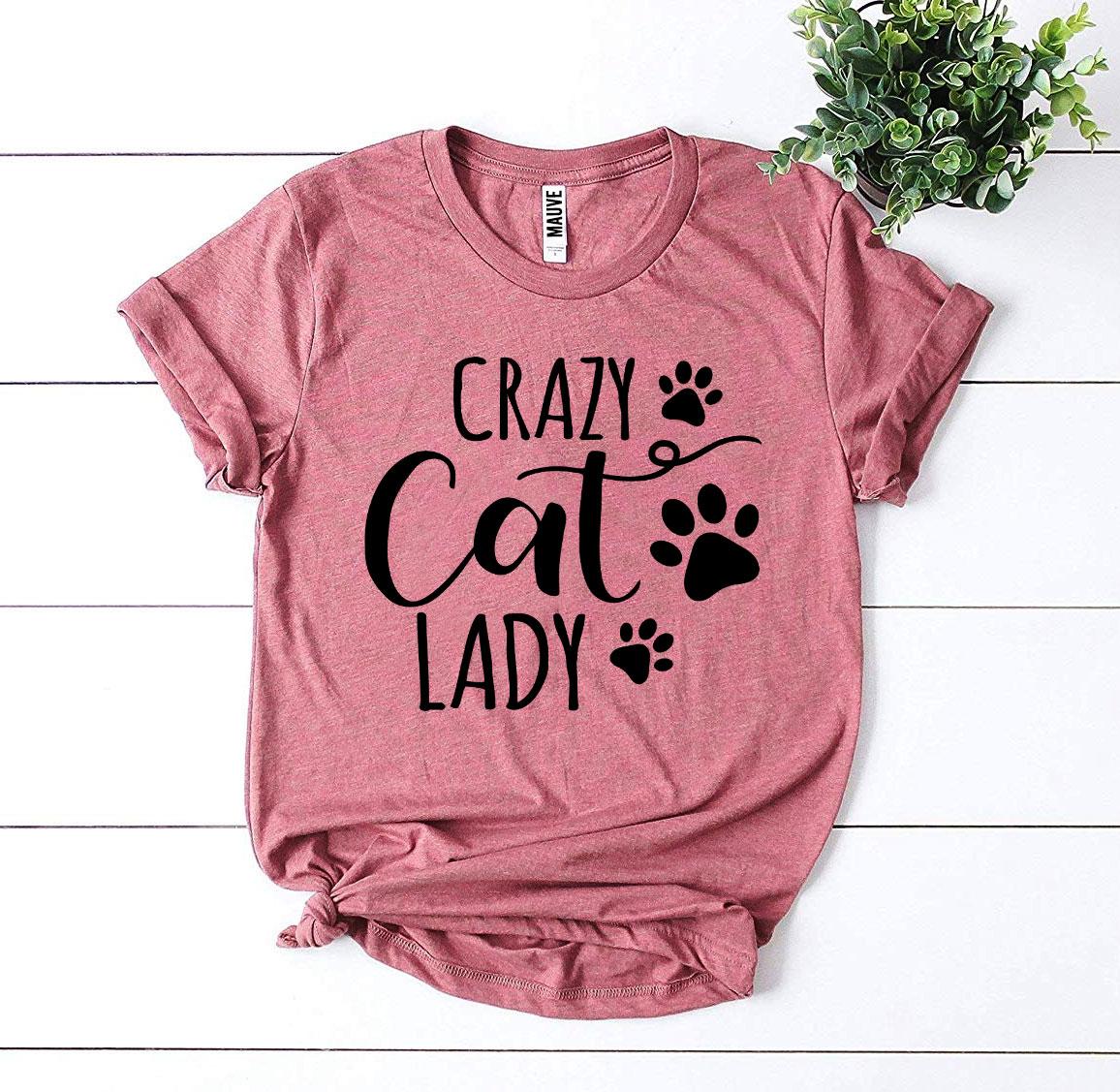 Crazy Cat Lady T-shirt-Everyone's Marketplace
