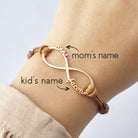 Mom Bracelet With Kids Names, Infinity Bracelet With Names,Mom Jewelry-Everyone's Marketplace
