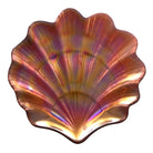 Scallop Shell Copper Glass Canapé Plate-Everyone's Marketplace