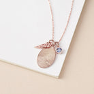 Fingerprint Necklace, Fingerprint Jewelry With Birthstone-Everyone's Marketplace
