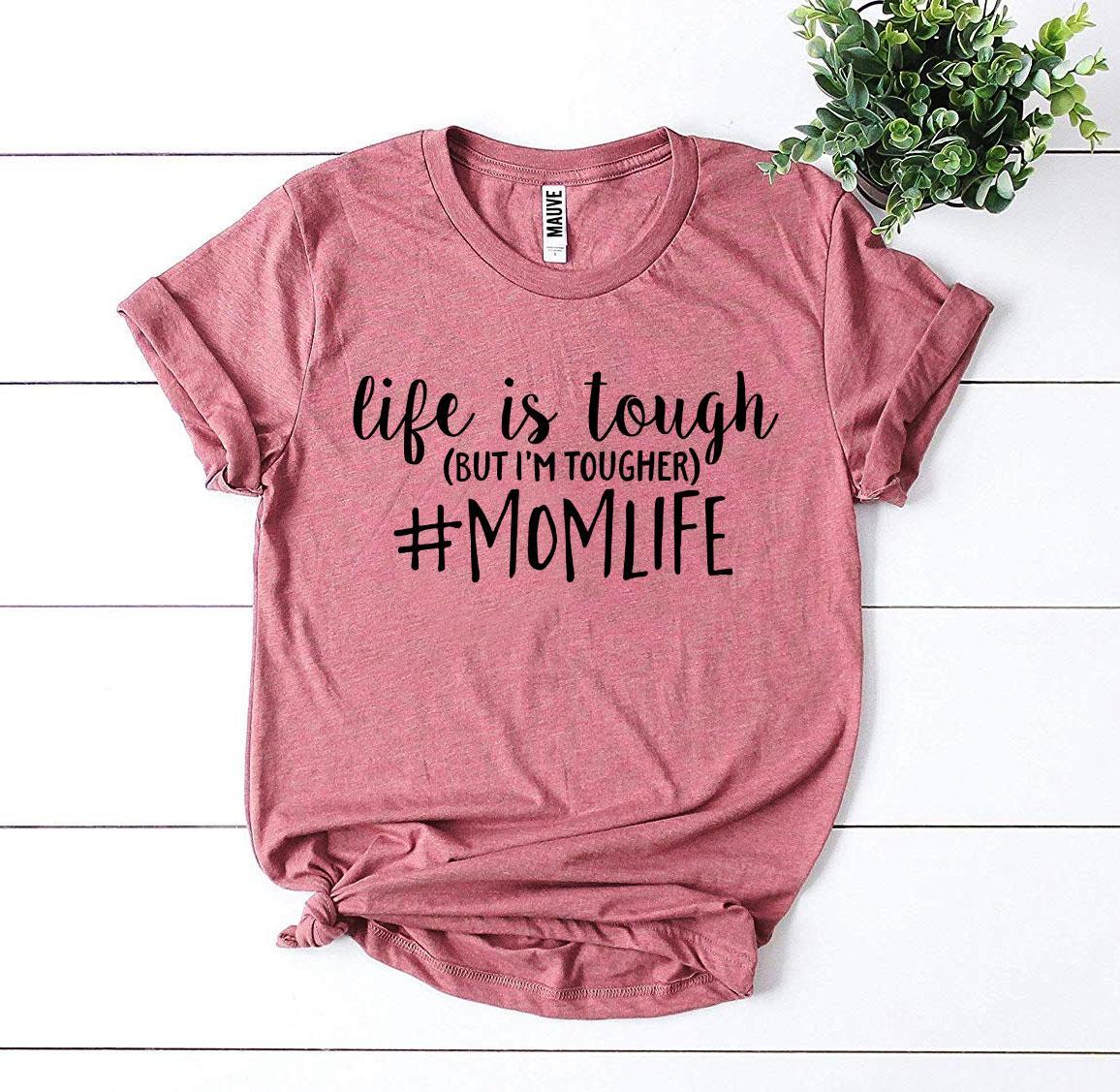 #Momlife T-shirt-Everyone's Marketplace