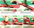 Stainless Steel 6 Blades Vegetable Slicer-Everyone's Marketplace