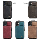 Leather Case Card Slots Zipper Wallet Phone Case for Iphone-Everyone's Marketplace