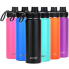 DRINCO® 22oz Stainless Steel Sport Water Bottle - Black-Everyone's Marketplace