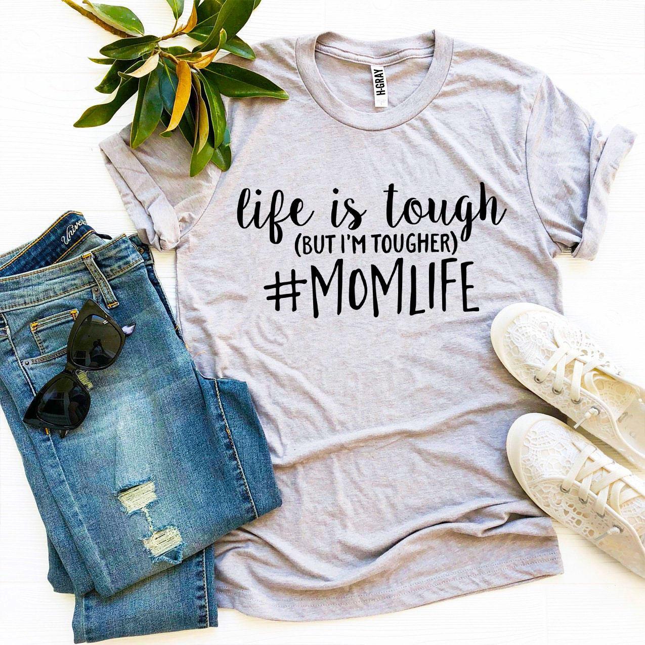 #Momlife T-shirt-Everyone's Marketplace