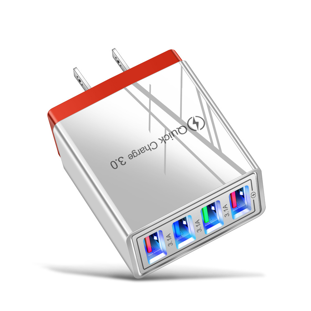 4 USB Charger Quick Charge for iPhone Huawei Samsung-Everyone's Marketplace