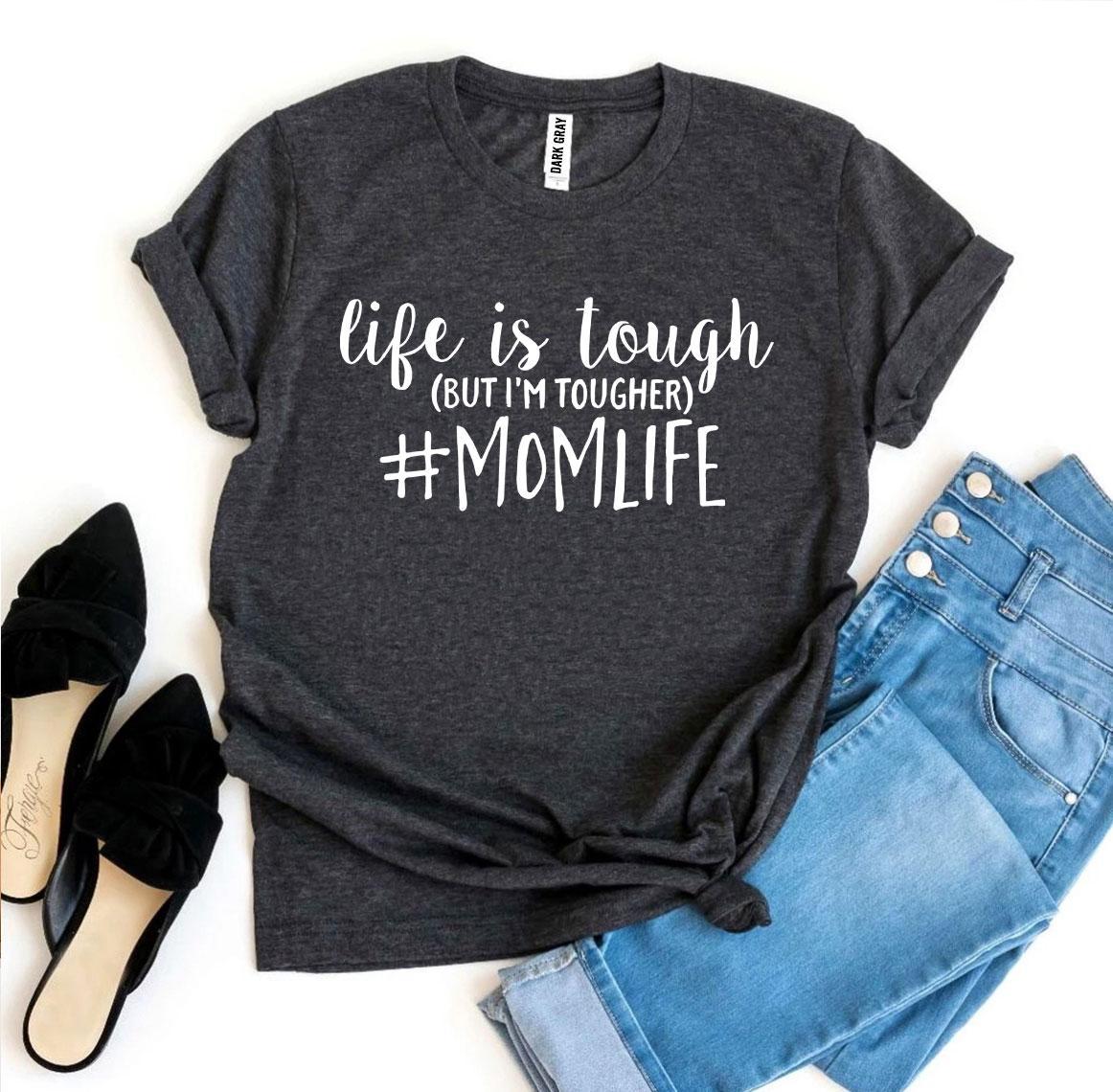 #Momlife T-shirt-Everyone's Marketplace