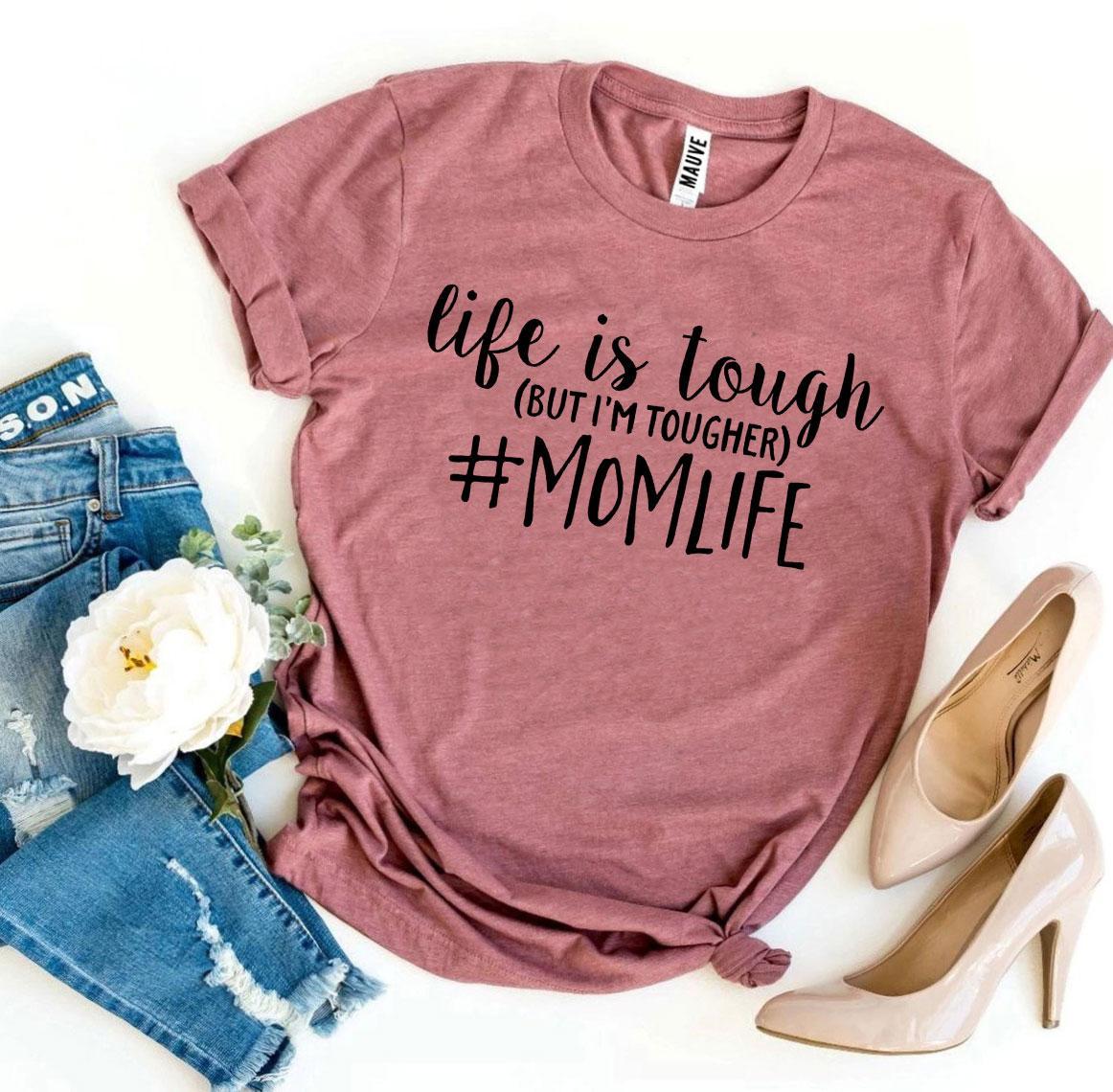 #Momlife T-shirt-Everyone's Marketplace