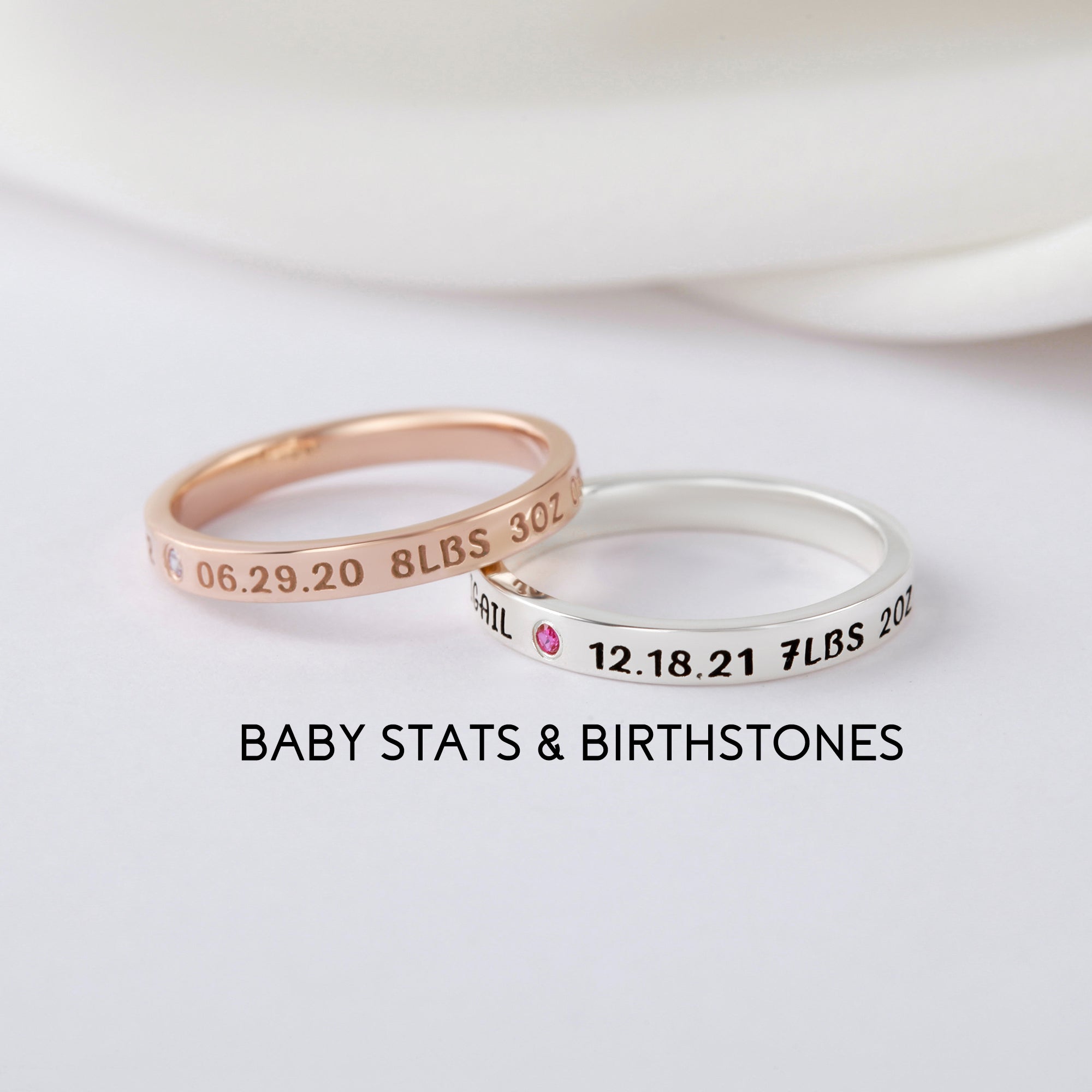 New Mom Ring, First Time Mother Gift, Baby Name Ring-Everyone's Marketplace