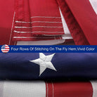 American Flag Outdoor Heavy Duty Embroidered Stars USA Flag-Everyone's Marketplace