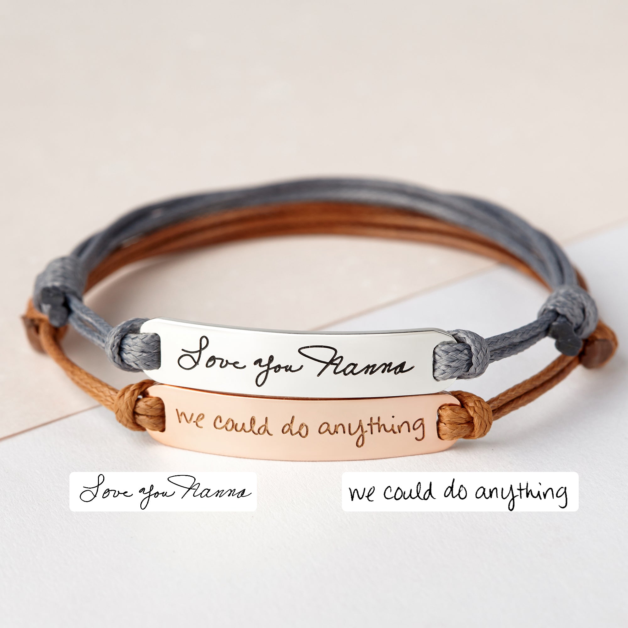 Personalized Handwriting Bracelet Handwritten Signature Jewelry-Everyone's Marketplace