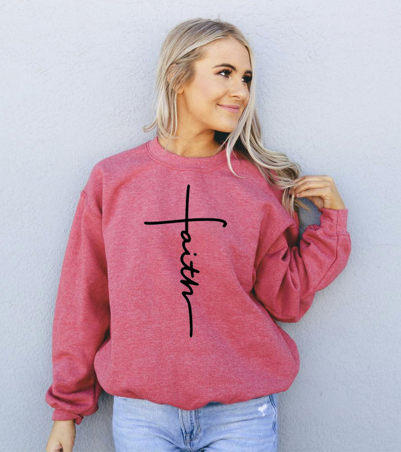 Faith Sweatshirt-Everyone's Marketplace