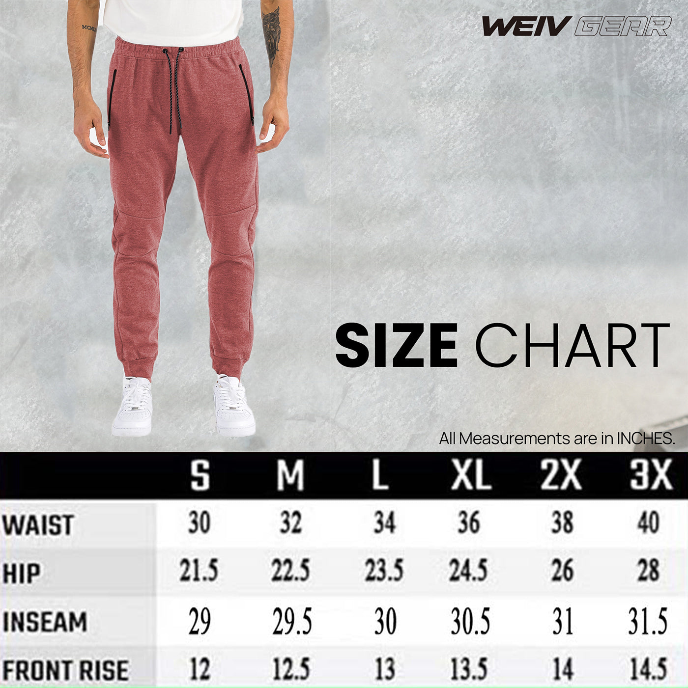 HEATHERED COTTON SWEATS J111-Everyone's Marketplace