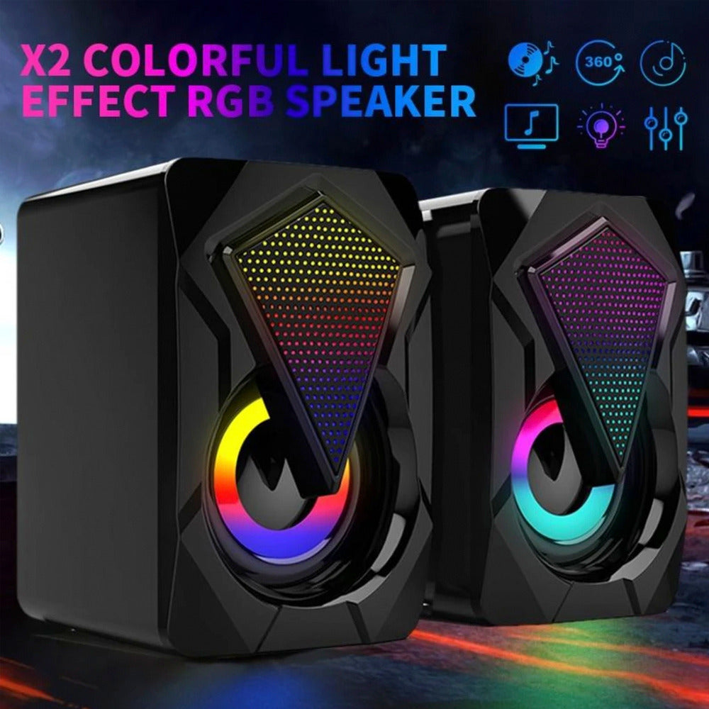 Dragon RGB Computer Gaming Speakers-Everyone's Marketplace