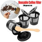 3pcs Reusable Coffee Filter Pod with Spoon-Everyone's Marketplace