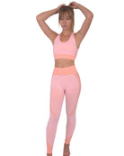 Trois Seamless Sports Bra - Pink-Everyone's Marketplace