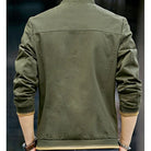 Mens Stand Collar Zipped Up Jacket-Everyone's Marketplace