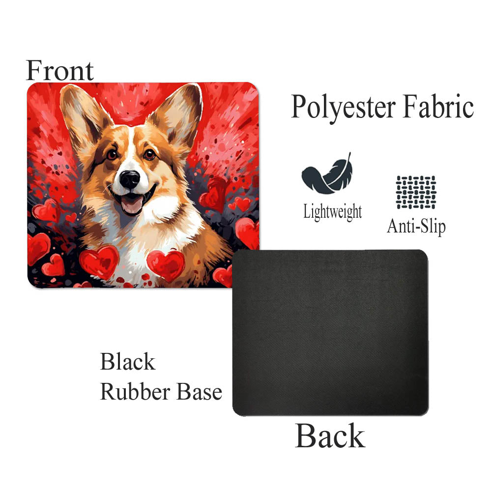 Sweetheart Dog Welsh Corgi Non-Slip Rubber Mousepad-Everyone's Marketplace