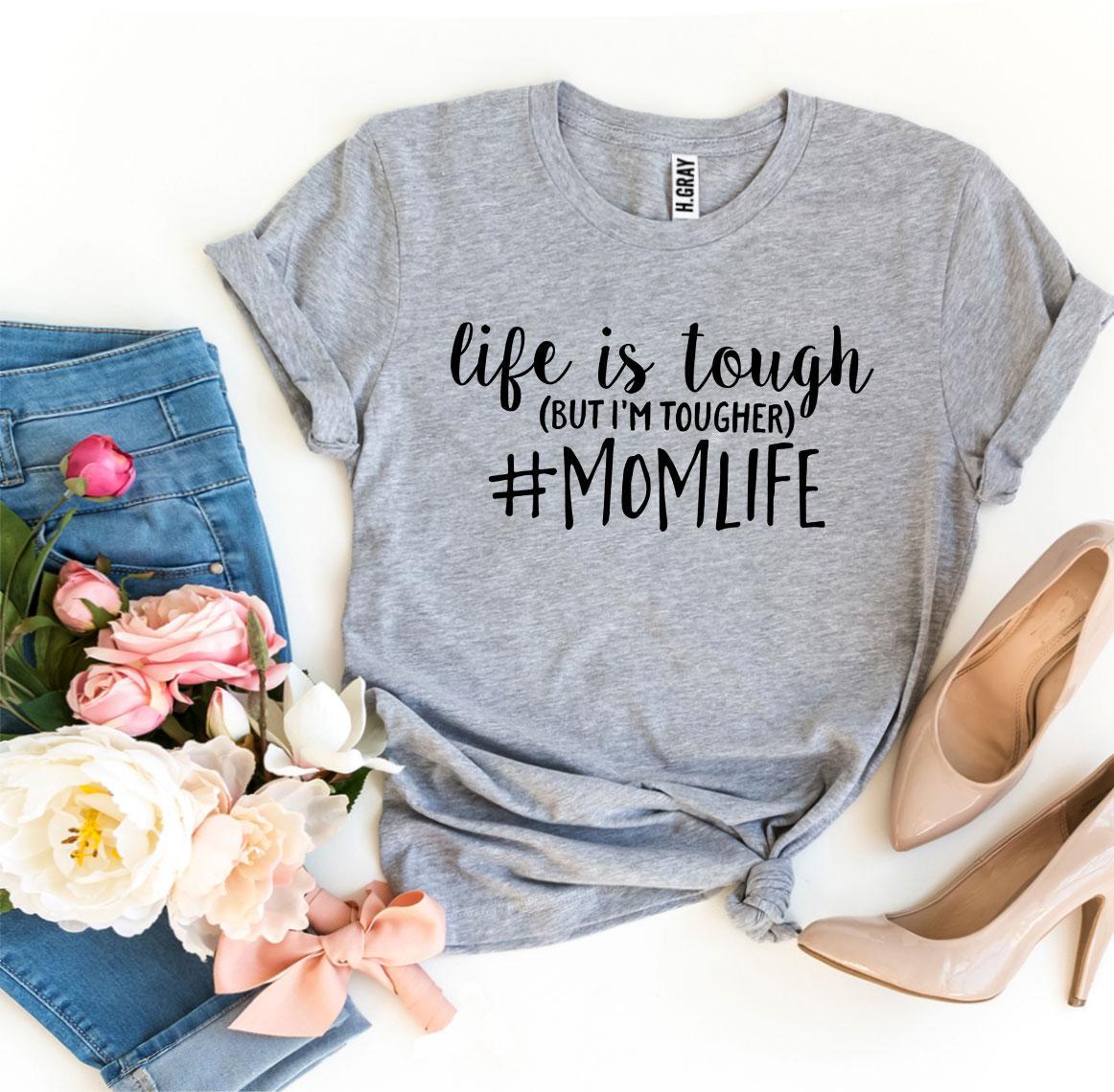 #Momlife T-shirt-Everyone's Marketplace