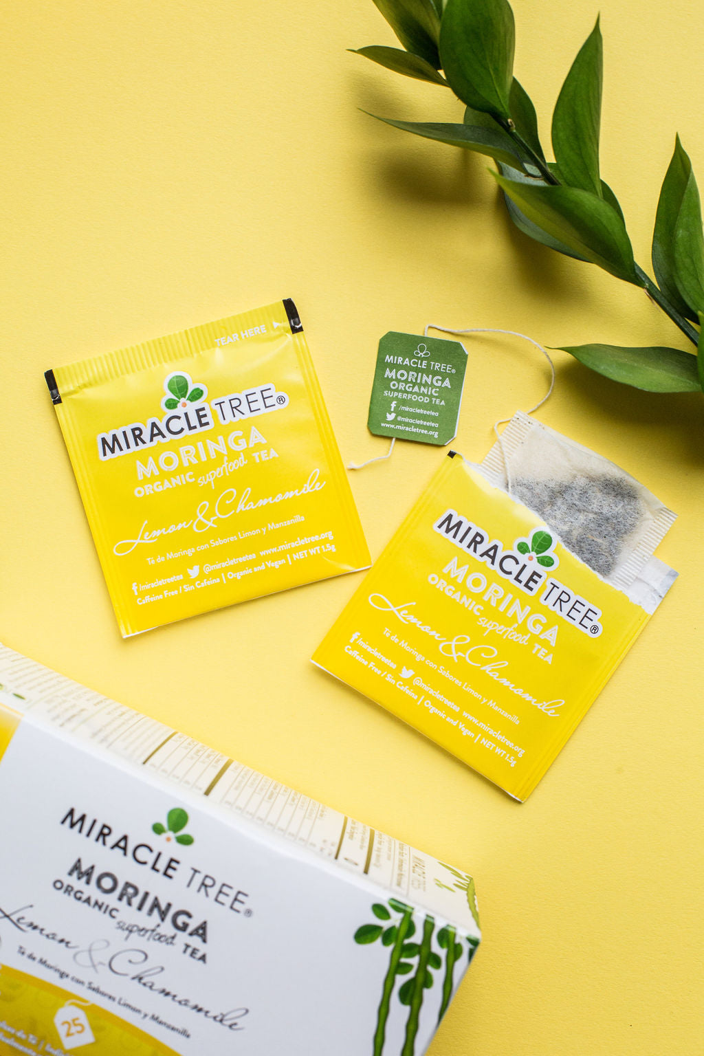 Miracle Tree's Organic Moringa Tea, Lemon & Chamomile-Everyone's Marketplace