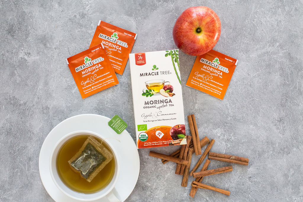 Miracle Tree's Organic Moringa Tea, Apple & Cinnamon-Everyone's Marketplace