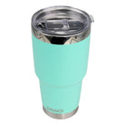 DRINCO® 30oz Insulated Tumbler Spill Proof Lid w/2 Straws (Teal)-Everyone's Marketplace