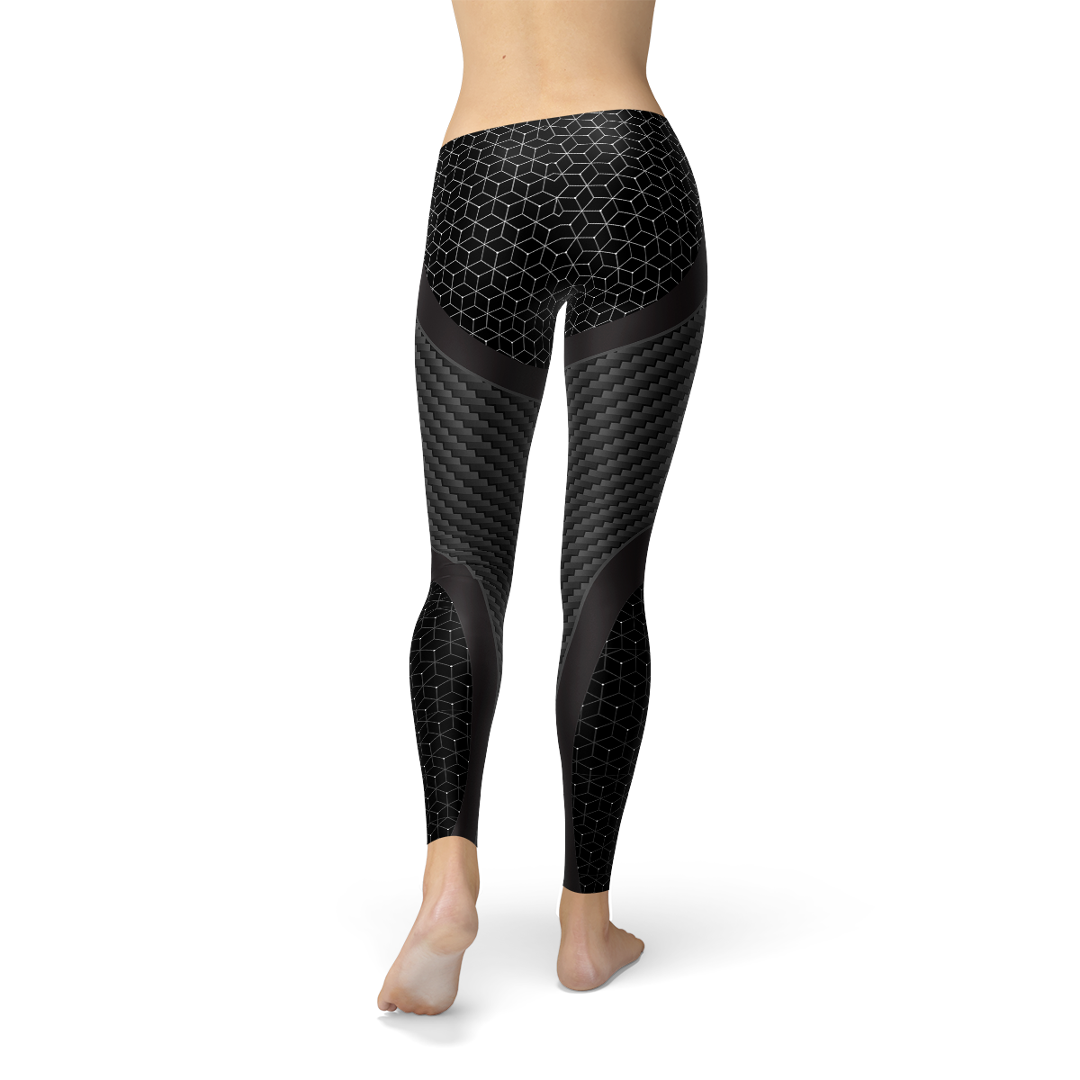 Womens Carbon Fiber Sports Leggings-Everyone's Marketplace