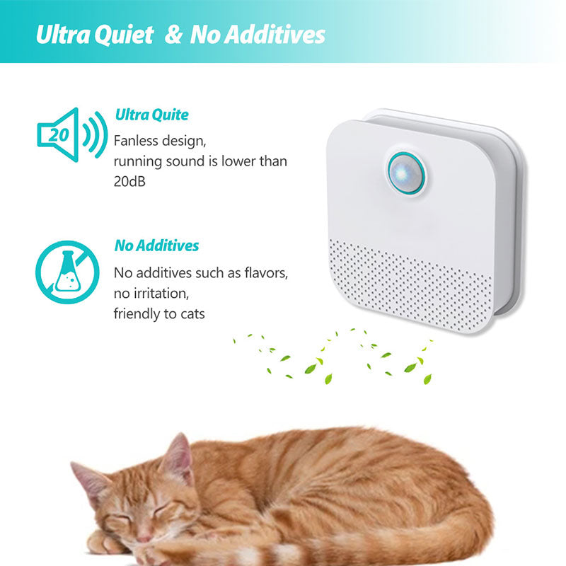 Smart Cat Odor Purifier for Cat Litter Box Deodorizer Dog Air Cleaner-Everyone's Marketplace
