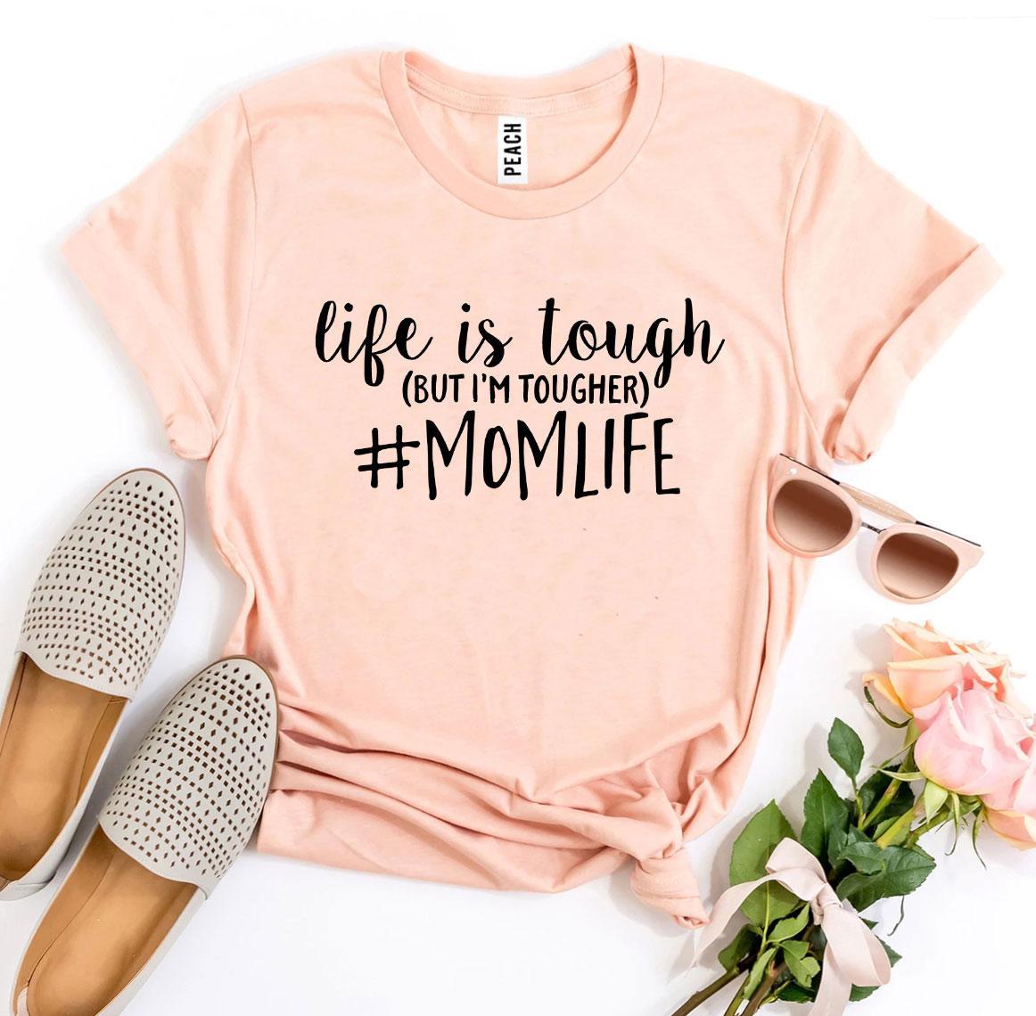 #Momlife T-shirt-Everyone's Marketplace