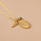 Fingerprint Necklace, Fingerprint Jewelry With Birthstone-Everyone's Marketplace