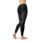 Womens Carbon Fiber Sports Leggings-Everyone's Marketplace