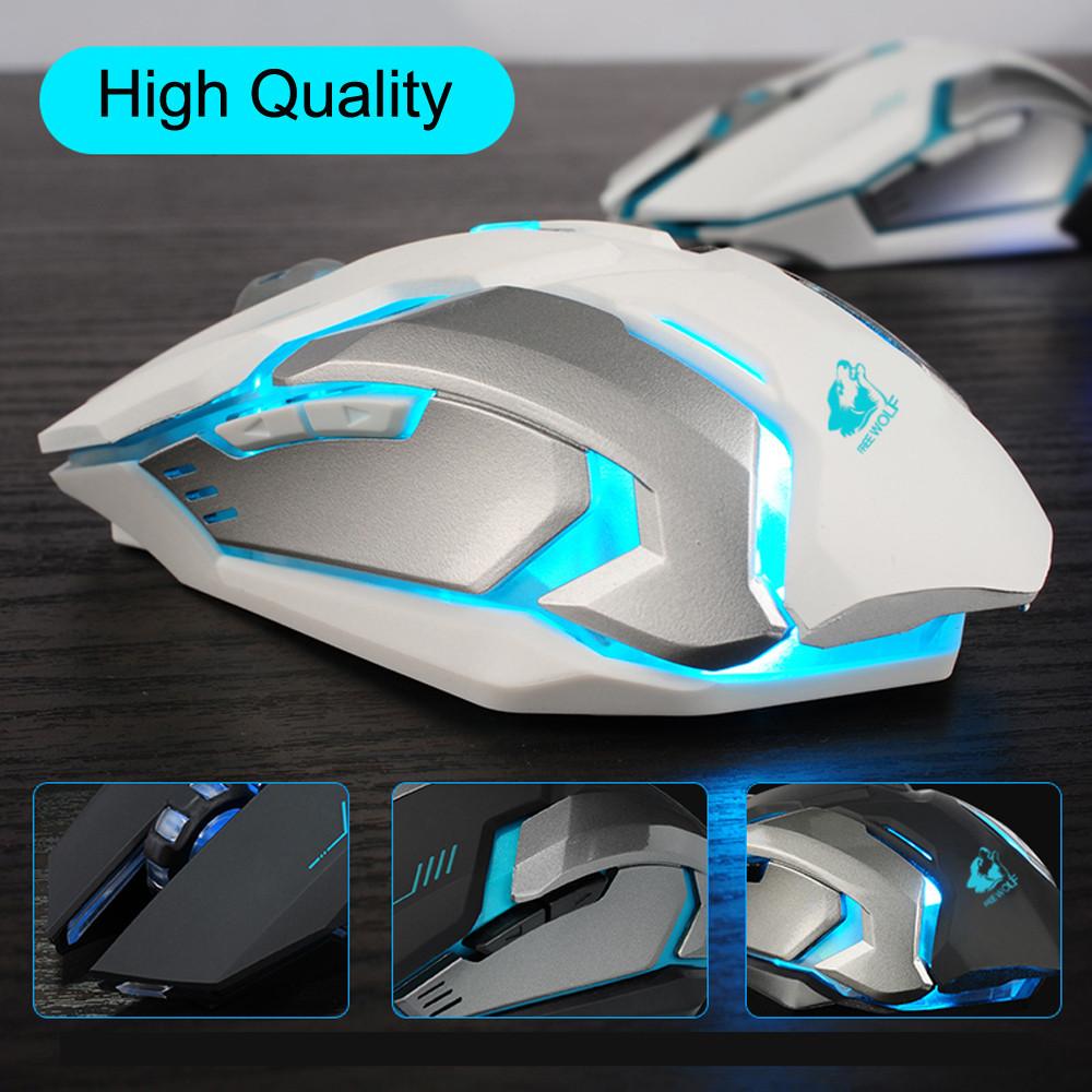 Ninja Dragon Stealth 7 Wireless Silent LED Gaming Mouse-Everyone's Marketplace