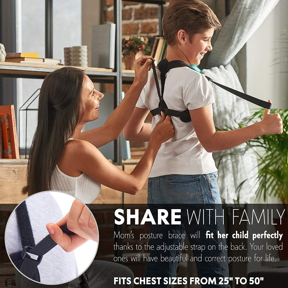Adjustable Unisex Posture Corrector Brace-Everyone's Marketplace