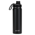 DRINCO® 22oz Stainless Steel Sport Water Bottle - Black-Everyone's Marketplace