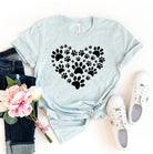 Paw Heart T-shirt-Everyone's Marketplace