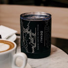 Denali National Park - Alaska Map Insulated Cup in Matte Black-Everyone's Marketplace