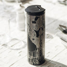 Fresno - California Map Tumbler in Matte Black-Everyone's Marketplace