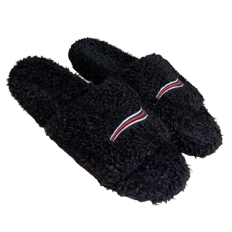 Designer Fuzzy Slides for Indoor & Outdoor - Cute Soft Slippers-Everyone's Marketplace