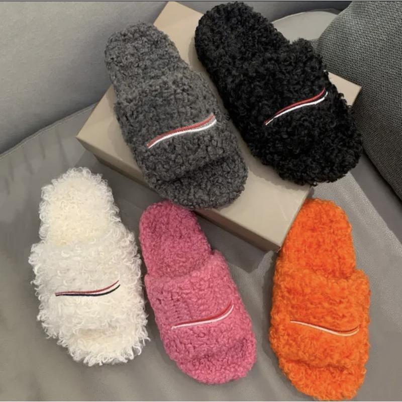 Designer Fuzzy Slides for Indoor & Outdoor - Cute Soft Slippers-Everyone's Marketplace