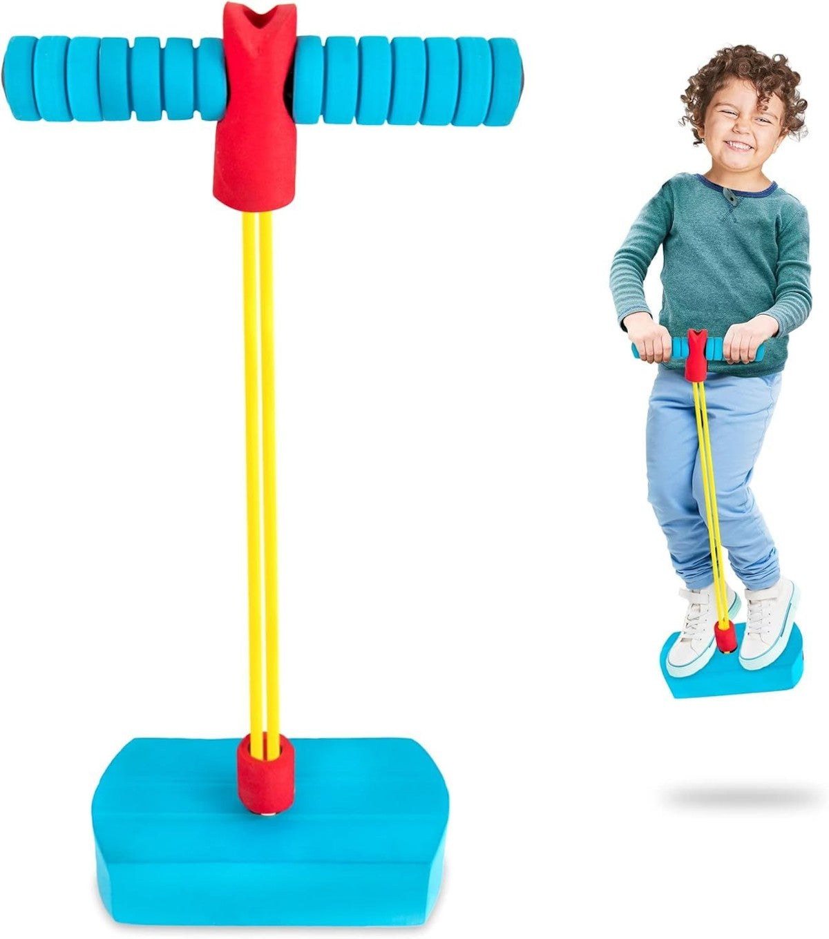 Kids Foam Pogo Jumper Toy Multicolor-Everyone's Marketplace