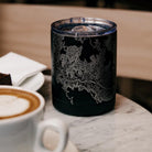 Grand Canyon National Park - Arizona Map Insulated Cup in Matte Black-Everyone's Marketplace