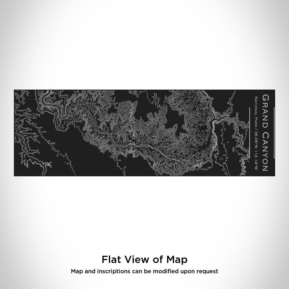 Grand Canyon National Park - Arizona Map Insulated Cup in Matte Black-Everyone's Marketplace
