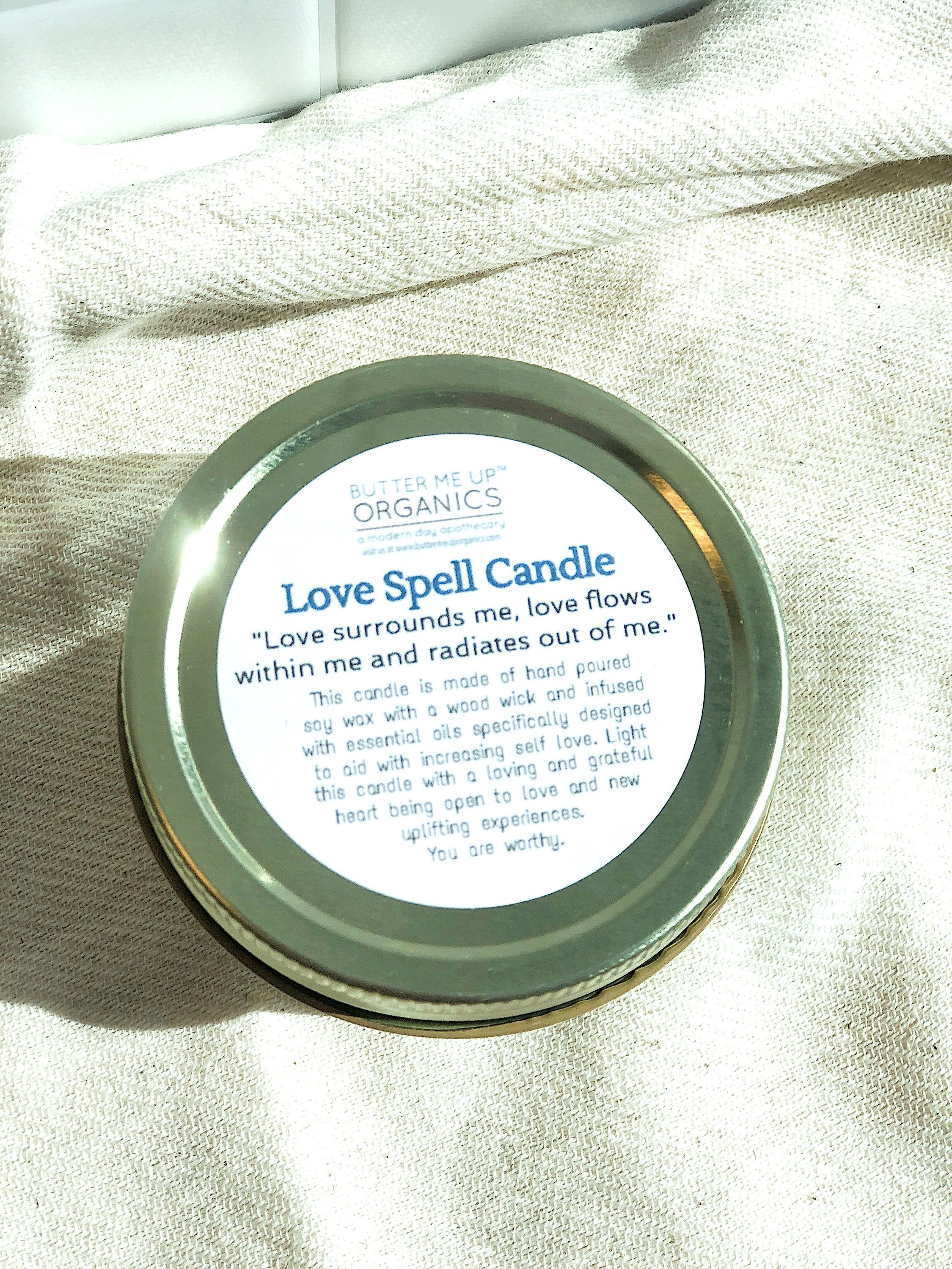 Love Spell / Intention Candle/ Ritual Candle / Love and Light / Rose-Everyone's Marketplace